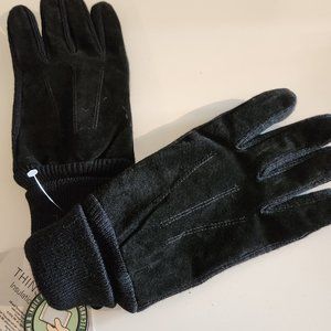 3M Thinsulate Black Suede Men's Gloves